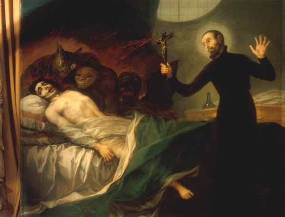 F.de Goya / Francis of Borgia, deathbed
